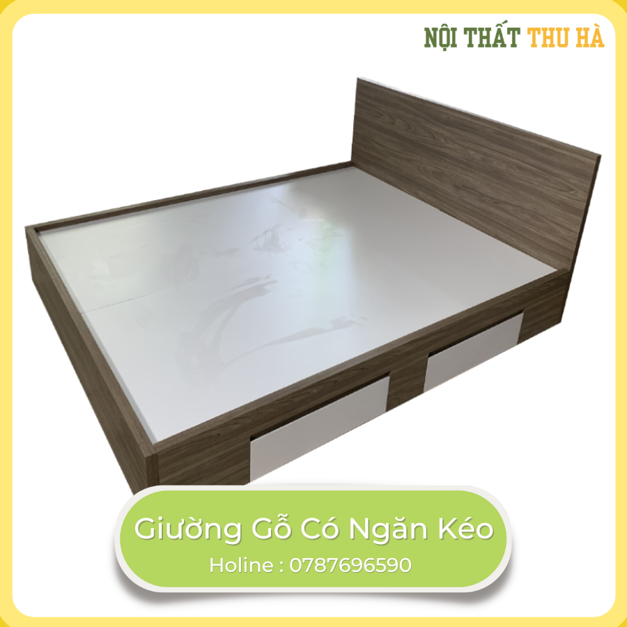 Giường Gỗ Có Ngăn Kéo