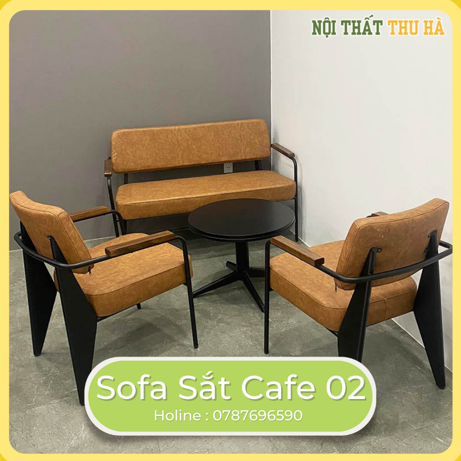 Sofa sắt cafe 02