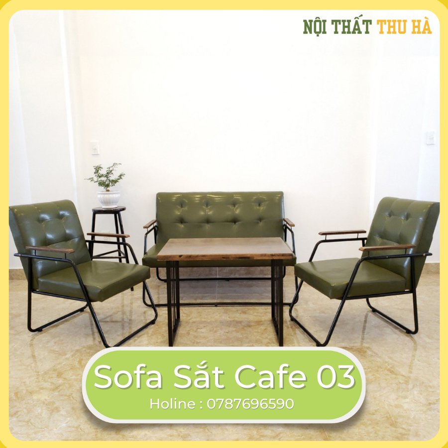 Sofa sắt cafe 03