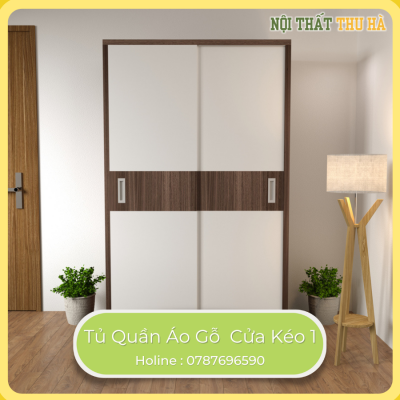 Tủ Quần Áo Gỗ  Cửa Kéo 1