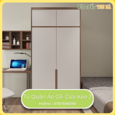 Tủ Quần Áo Gỗ  Cửa Kéo 2